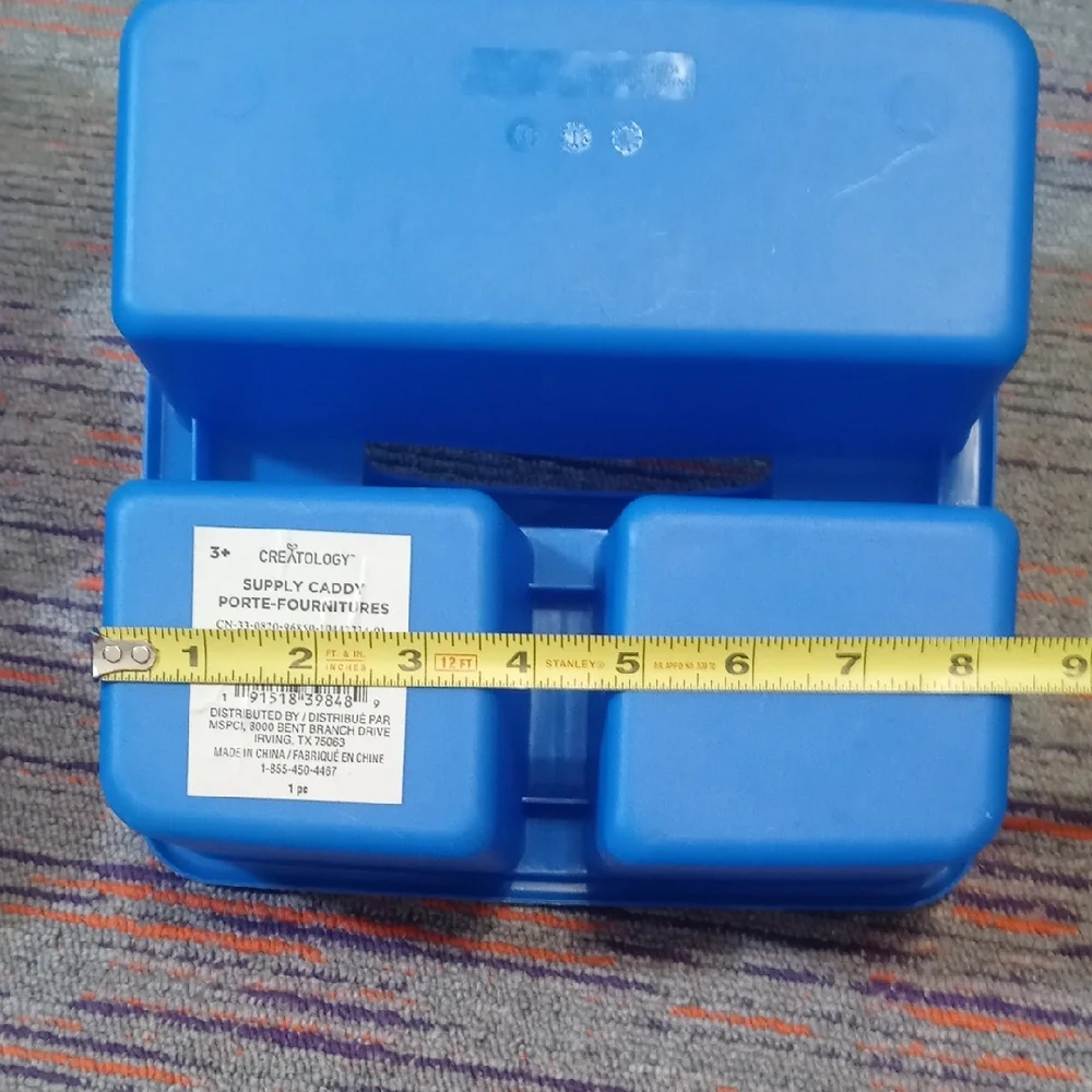 Vibrant Blue Makeup Organizer Set